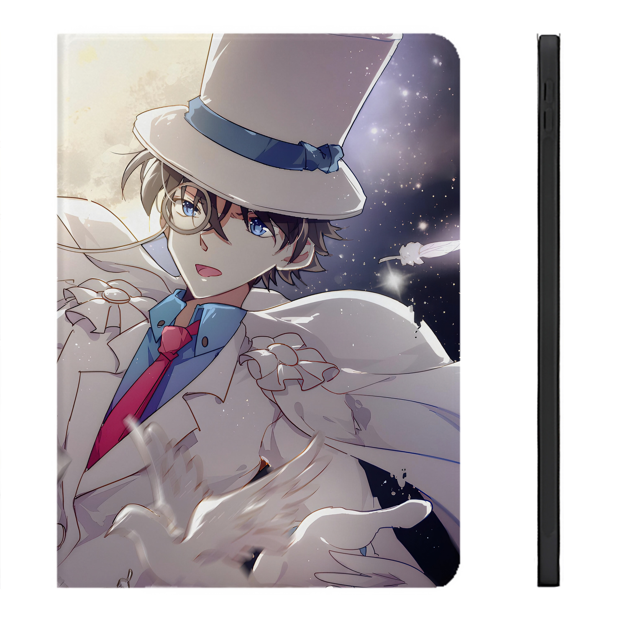 （画像用） 名探偵コナン Detective Conan IPadケース ペンホルダー付き ブックスタイルデザイン